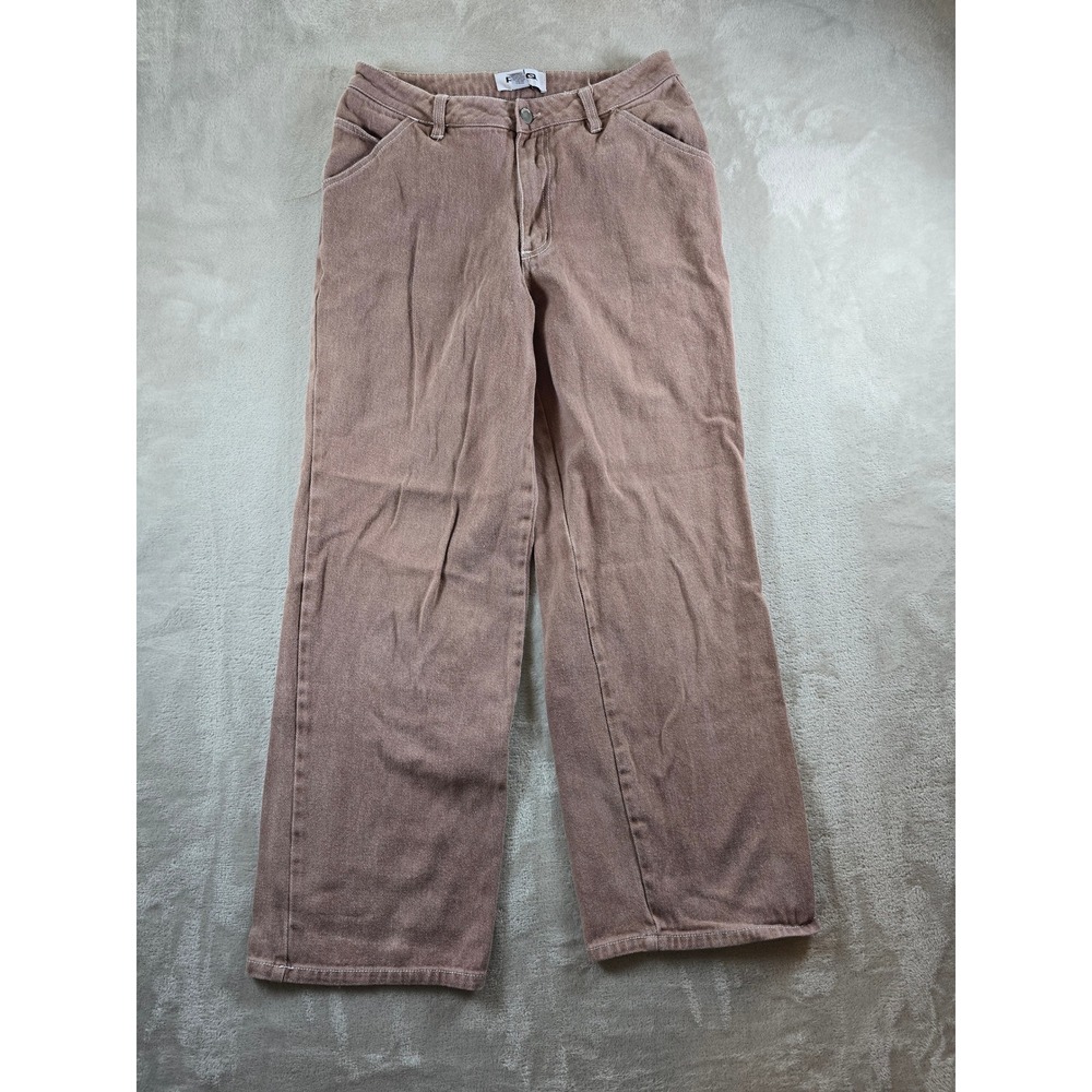 RSQ Pants Womens Medium Brown Carpenter Straight Leg Casual‎ 29" Inseam